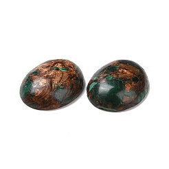 Natural Malachite Cabochons&nbsp;G-E464-42R