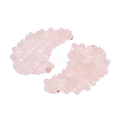 Natural Rose Quartz Eye Patches&nbsp;G-D301-A05
