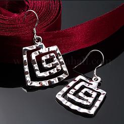 Screw Shape Brass Dangle Earrings&nbsp;EJEW-BB11986
