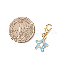 4Pcs Alloy Enamel Pendant Decorations&nbsp;HJEW-JM04176