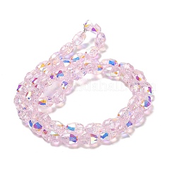 Electroplate Glass Beads Strands&nbsp;EGLA-D030-04A