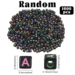 1000Pcs Opaque Acrylic Beads&nbsp;MACR-SC0002-43B