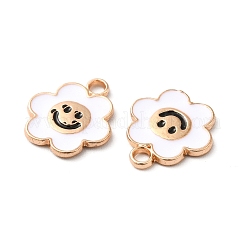 Rack Plating Alloy Enamel Pendants&nbsp;ENAM-F146-07KCG