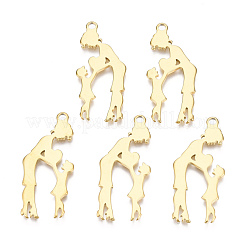Ion Plating(IP) 201 Stainless Steel Pendants&nbsp;STAS-N098-067LG