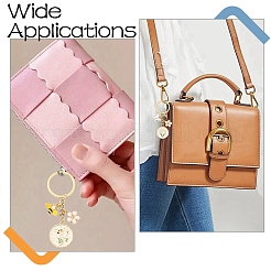 Alloy Enamel & Acrylic Keychain&nbsp;KEYC-YW00136-01
