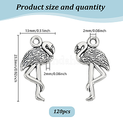 120Pcs Tibetan Style Alloy Pendants&nbsp;TIBEP-GO0001-05