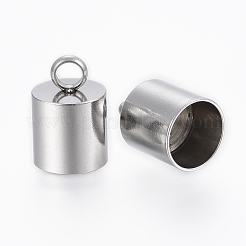 Tarnish Resistant 201 Stainless Steel Cord Ends&nbsp;STAS-H410-20P-B