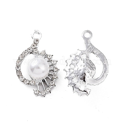 Alloy Rhinestone Pendants&nbsp;ALRI-C008-59P