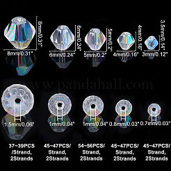 10 Strands 5 Style Electroplate Glass Beads Strands&nbsp;EGLA-GA0001-02