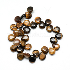 Natural Tiger Eye Gemstone Beads Strands&nbsp;G-T005-04