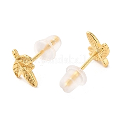 Sterling Silver Stud Earrings for Women&nbsp;EJEW-D106-02G