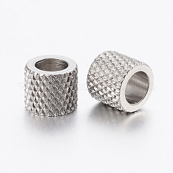 Tarnish Resistant 304 Stainless Steel European Beads&nbsp;STAS-E149-17P