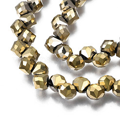 Electroplate Glass Beads Strands&nbsp;EGLA-N006-032-C03