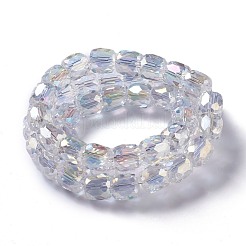 AB Color Plated Glass Beads&nbsp;GLAA-F108-12A-02