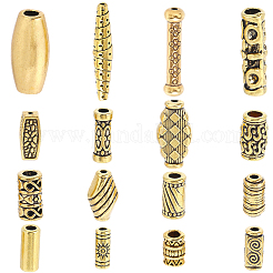 160Pcs 16 Styles Tibetan Style Alloy Beads&nbsp;FIND-PA0001-32