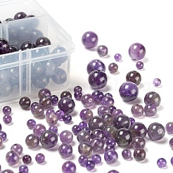340Pcs 4 Style Natural Amethyst Gemstone Beads&nbsp;G-LS0001-42