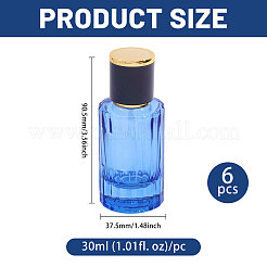 6Pcs 6 Colors Glass Spray Bottles&nbsp;MRMJ-CA0001-61