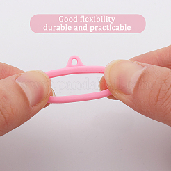 60Pcs 3 Style Silicone Pendant&nbsp;SIL-GF0001-28C