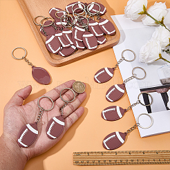 24Pcs Silicone Keychains&nbsp;KEYC-FG0001-27