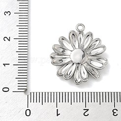 Brass Micro Pave Cubic Zirconia Pendants&nbsp;KK-P342-06G
