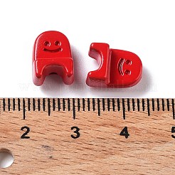 Spray Painted Alloy Bead&nbsp;PALLOY-H134-52