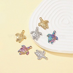 6Pcs 3 Colors 201 Stainless Steel Pendants&nbsp;STAS-FS0001-31