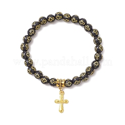 2Pcs 2 Colors 
Alloy Charm Bracelets&nbsp;BJEW-JB12081