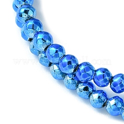Baking Paint Synthetic Non-Magnetic Hematite Beads Strands&nbsp;G-H020-K01-06