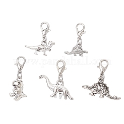 Tibetan Style Alloy Dinosaur Pendant Decorations&nbsp;HJEW-JM04181