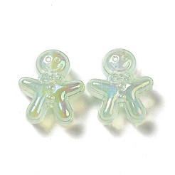 UV Plating Rainbow Iridescent Acrylic Beads&nbsp;PACR-M002-11C
