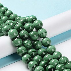 Natural Malachite Beads Strands&nbsp;G-F571-27AB1-4mm