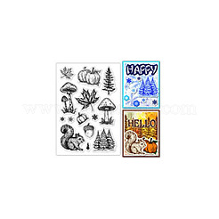 Custom Summer Theme PVC Plastic Clear Stamps&nbsp;DIY-WH0631-0352