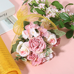 Deco Mesh Ribbons&nbsp;OCOR-WH0110-09A