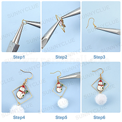 237Piece DIY Christmas Themed Earring Making Kits&nbsp;DIY-SC0015-05