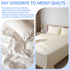 30 Pairs Cotton Duvet Holder Anti-Run Buckle&nbsp;AJEW-SP0004-49