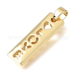Brass Pendants&nbsp;KK-C263-23F-G
