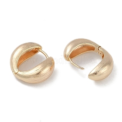 Brass Hoop Earrings&nbsp;EJEW-L292-020G
