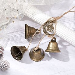 Iron Bell Pendant Decoration&nbsp;HJEW-JM02247