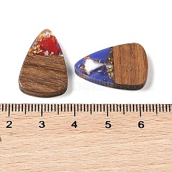 Resin & Wood Pendants&nbsp;WOOD-S061-02J