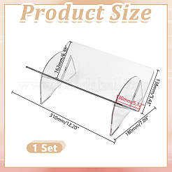 Plastic Desktop Bookcase File Folder Holders&nbsp;OFST-WH0050-008A