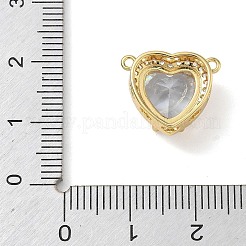 Brass Pave Cubic Zirconia Pendants&nbsp;KK-CBA74BF-01G-04