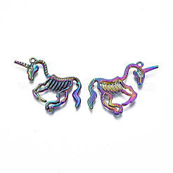 Rainbow Color Alloy Pendants&nbsp;PALLOY-N156-190