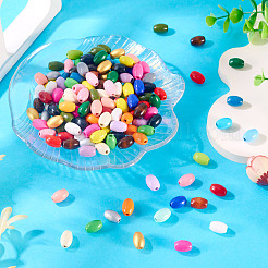 300Pcs Spray Painted Schima Wood Beads&nbsp;WOOD-TA0002-83A