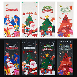 40Pcs 4 Styles  Christmas Theme OPP Self-adhesive Cookie & Snacks Package Bags&nbsp;CON-TAC0010-90A