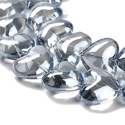Electroplate Glass Beads Strands&nbsp;X-EGLA-B008-01A-PL01