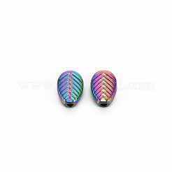Rack Plating Rainbow Color Alloy Beads&nbsp;PALLOY-S180-371