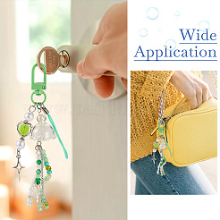 Jellyfish Glass & Acrylic Pendant Decorations&nbsp;HJEW-TAC0034