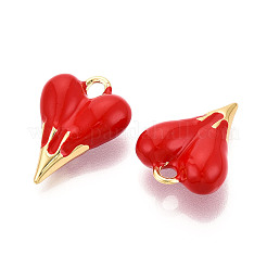 Brass Enamel Pendants&nbsp;KK-N257-75G