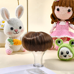 Plastic Doll Hair&nbsp;DIY-WH0591-422A