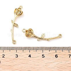 Rack Plating Brass Connector Charms&nbsp;KK-M280-08B-G